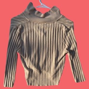 Coffee short sleeve sweater